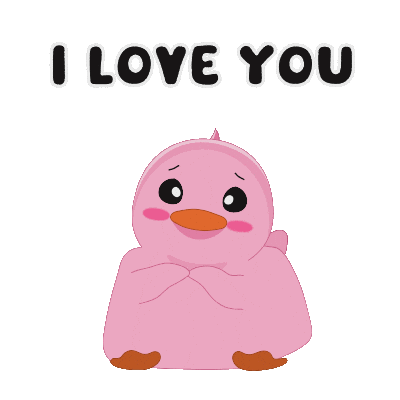 I Love You Couple Sticker by MeetDuckey