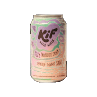 kifkefirwater kif kif kefir water raspberry ginger sage Sticker