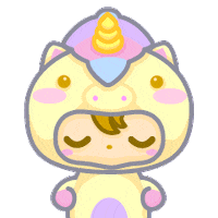 kiktoyz baby unicorn middlefinger quay Sticker