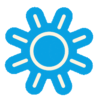 Out Of Office Sun Sticker by Las Vegas