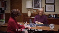 I Am Having my Lunch