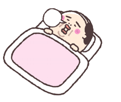 寝る Good Night Sticker