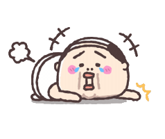 笑う Old Man Sticker