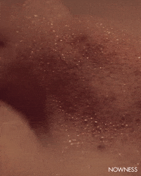 You have an eyelash on your cheek