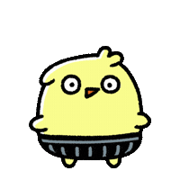Chick Hello Sticker