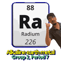 Ra Radium Sticker