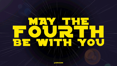 Star Wars May The Force Be With You GIF by SiriusXM