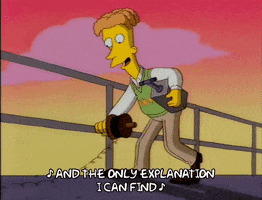 Excited Season 8 GIF by The Simpsons