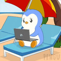 Travel Working GIF by Pudgy Penguins