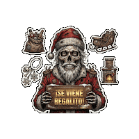 Papa Noel Christmas Sticker