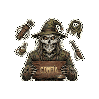 Skull Skeleton Sticker