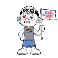 Disappointed Call Me Sticker by Zhot