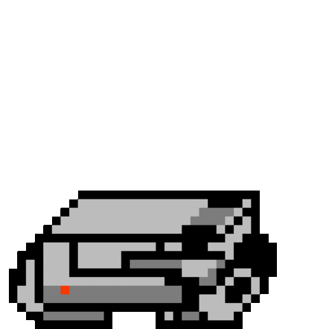 8 Bit Pixel Sticker