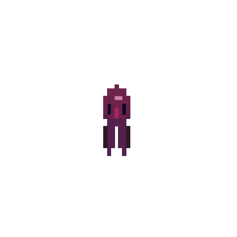 Pixel Swimming Sticker