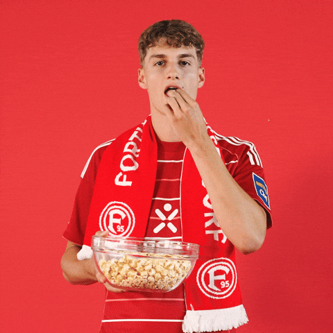 Soccer Popcorn GIF by Fortuna Düsseldorf