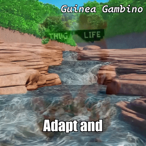 Joy Meditation GIF by Guinea Gambino