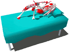 Art Skeleton Sticker by badblueprints