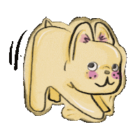 magchiii dog puppy pet frenchie Sticker