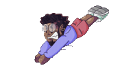 kam_dela summer dive skydive kam Sticker