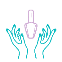 Manos Sticker by Oliveria Salón