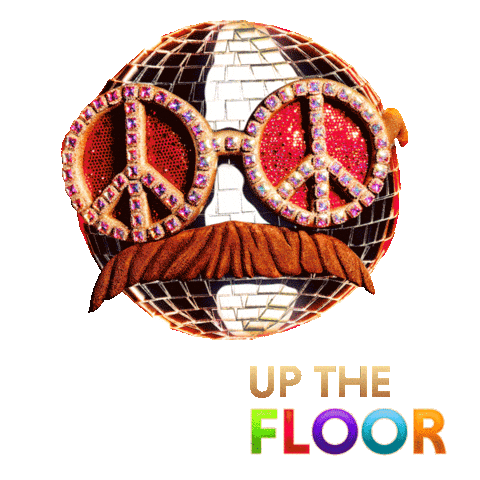 MaskedDancerFOX giphyupload disco ball the masked dancer masked dancer Sticker