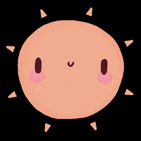 moonlitdoodl happy kawaii sun shine GIF