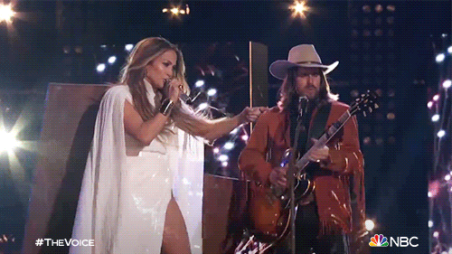 Jennifer Lopez Singing GIF by The Voice