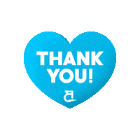 With Love Thank You Sticker by AMB3R Creative