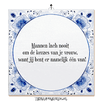 Man Humor Sticker by Tegelspreuken.nl