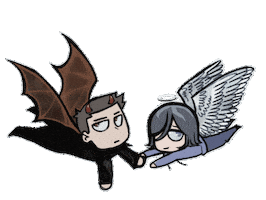 Lee Smith Couple Sticker by Erika Rivera