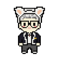 Gangnam Style Cute Cat Sticker