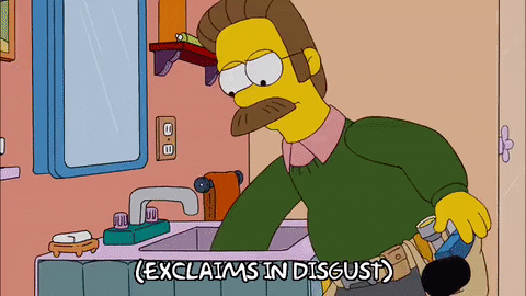 Disgusted Episode 12 GIF by The Simpsons