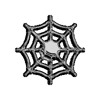 Spider Web Art Sticker