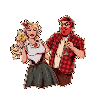 Happy New Year Jd Sticker by Jealous Devil Charcoal