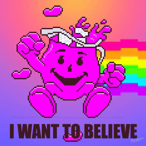 I Want To Pixel GIF by PEEKASSO