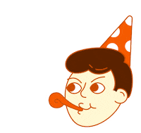 Celebration Wow Sticker by Juice