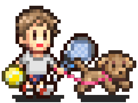 Dog Tennis Sticker