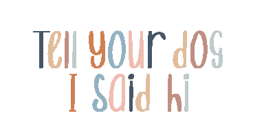Dog Hello Sticker