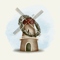 Christmas Windmill GIF