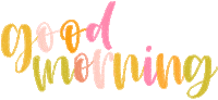 Good Morning Hello Sticker by crewandco