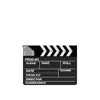 Movie Clap Sticker by Artwerkstudios