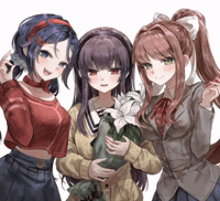 Visual Novel Girl GIF