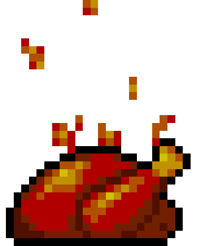 Fire Cooking Sticker