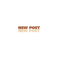 New Post Check Out Sticker