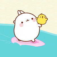 happy fun GIF by Molang