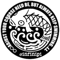 infinipi fish inspiration infinity tt Sticker