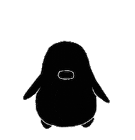 happy penguin Sticker by Melissa Goh