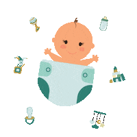 Menstrual Cup Cloth Diaper Sticker by Zero Waste Indonesia