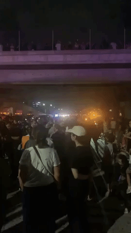 Protesters Block Freeway in Glendale to Call Attention to Crisis in Ethnic Armenian Enclave