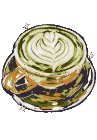 Stars Mug Sticker